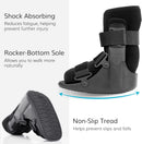 BraceAbility Short Walking Boot - Orthopedic Medical Walker Cast for Broken Toe Injuries, Sprained Ankles, Metatarsal Stress, Post-Op Support Left or Right Foot Fracture Shoe Fits Men and Women (M) — 3