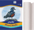 UCreate Mixed Media Art Paper, Wet or Dry Media, White | 36'' x 10 Yds. — 1