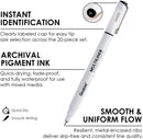 Grabie Micro Fineliner Pens, 10 Multicolor Waterproof Drawing Pens | 10-Multicolor — 3