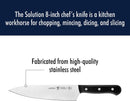 HENCKELS Solution Razor-Sharp 8-inch Chef Knife, German Engineered Informed by…