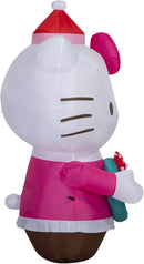 Hello Kitty Christmas Inflatable, Indoor/Outdoor Holiday Decoration, 4.5 Ft Tall — 5