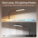 LEPOWER Desk Lamp, 800LM LED for Home Office, True Eye-Caring for Reading — 5