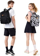 ZORFIN 26L Black Backpack for College, and Travel: Water Resistant Bookbag | 16.5 Inch — 2