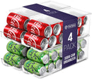 ClearSpace Soda Can Organizer Dispenser for Refrigerator, 12 Can, 4 Pack — 1