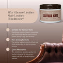 Dark Brown Leather Conditioner, 7oz - Cleans, Conditions, Polishes & Protects Shoes, Boots, Jackets, Furniture & More — 3