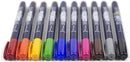 Tombow 56429 Fudenosuke Colors Brush Pens, 10-Pack. Hard Tip Fudenosuke Brush Pens in Assorted Colors for Calligraphy and Art Drawings | 1 Count (Pack of 10) — 4