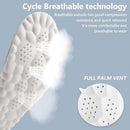 2 Pair 4D Cloud Technology Insole Super Soft Comfort Insoles | U-Shape Memory Foam Insoles, 4D Cloud Insole for Women Men Shock-Absorbing Foot Support Insoles - Green - Men 11.5-12.5/Women 13-14 — 2