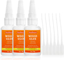 Wood Glue,90g Clear Carpenter Glue,Super Glue for Wood, Fast Drying Wood Glue for Craft, Metal,Furniture, Wood, and… — 1