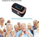 Oxygen Saturation Monitor, Wrinery Premium Pulse Oximeter Fingertip, Oxygen Monitor, O2 Saturation Monitor, OLED Portable Oximetry with Batteries, Lanyard (Rose gold-Royal black) — 8