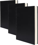 8.5x11inches Hardbound Sketch Book, Spiral Bound Sketch Pad, 80-Sheets 90gsm Inner Paper, Acid Free Drawing Art Paper, Prefect Works with Kids and Adults (Pack of 3) | 8.5x11 inches (Pack of 3) — 1