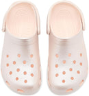 Crocs Classic Clogs - Glitter – Peach Ice Metallic — 2