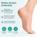 Welnove Hydrogel Bunion Pads - 22 Count Bunion Cushions for Protection Against Shoe Friction, Pressure & Blisters - Water-Resistant Heel Protectors Pads for Women & Men | Clear (22ct) — 2