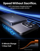 TORRAS MiniMag Power Bank,Ultra-Slim 10,000mAh Magnetic Wireless Portable Charger, 22.5W Fast Charging iPhone 18 Pro Magnetic Battery Pack for iPhone 18 Pro Max/17 Pro/Air/16/15/14/13/12, Gray photo 2