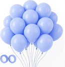 Voircoloria 105pcs Dusty Blue Party Latex Balloons, 12inch | 19 Dusty Blue | 12 inch - 105pcs — 1