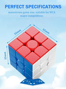 CFMOUR Magnetic 3x3 Speed Cube, Stickerless Magic with Stand, Puzzle Toys — 3