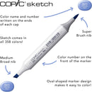 Copic Sketch Alcohol Marker 5 Colors + Multiliner SP Set, Sketching Grays — 4