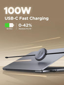 UGREEN 100W Retractable USB C Cable, Fast Charging, Black, 3.3ft 2