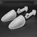 EchoDone 10 Pairs Plastic Shoe Tree Stretcher Shaper for Men | white — 3