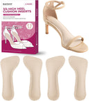 High Heel Cushion Inserts for Women - Bukihome 3/4 Invisible Insoles Prevent Feet from Sliding Forward - Shock & Sweat Absorption - Comfort Shoe Pads for High Heels Sandals Flats,Size M - Beige — 1