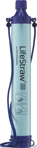 LifeStraw Personal Water Filter for Hiking, Travel and Emergency, Blue, 1PK — 1