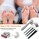 36 Pcs Callus Shaver for Feet Set, (1Stainless Foot File &1 Foot File Heads & 30 Replacement Slices Blades & 4 Pedicure Knife), Professional Callus Remover for Feet Tools for Wet and Dry Feet — 6