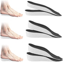 3 Pairs Height Increase Insoles, Heel Lifts for Shoes, Inserts for Men and Women, for Achilles Tendonitis and Leg Length Discrepancy (Man, 0.6"/1"/1.4" Height) — 1