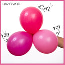 PartyWoo Hot Pink Balloon Arch Kit 142pcs Different Sizes 18 12 10 5 Inch | Pink-3301 — 4