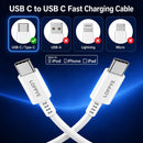 LOFPYE 3-Pack 60W USB C to USB C Cable 3.3FT+6.6FT+10FT for iPhone 18/17/16 2