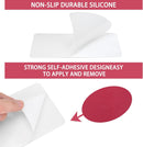 GADEBAO Shoe Sole Protector, 4 Pcs Self Adhesive Shoe Bottom Protector for High Heels, Silicone Anti Slip Shoe Grips on Bottom of Shoes, Non Slip Pads for Shoes (Medium, 6" by 4", Clear) — 5