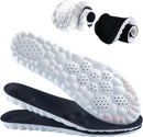 Insoles Men, Shoe Inserts for Men, 4D Cloud Insoles for Men and Women, Steeper Insoles for Boots & Sneakers, Cuttable, Anti Fatigue, Shock Absorption, Foot Pain Relief (L: Men7-11) - Black+white — 1