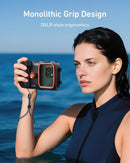 TELESIN Universal Underwater Phone Case for Snorkeling and Diving Waterproof Housing for Photo & Video Handle Grip for iPhone 7-17 Pro/Pro Max/Plus/Mini, Galaxy S10-S26 Ultra/Plus and Most Phones — 7