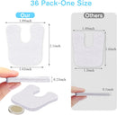 36 Pcs U-Shaped Callus Cushions, Soft Corn Pads for Foot Bottom, Felt Adhesive Metatarsal Pads, White Heel Protectors for Pain Relief, Prevent Calluses from Rubbing in Shoes for Men & Women. 2