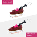 1 Pair Men Women Shoe Stretcher, Two-Way Adjustable Shoe Widener Expander to Stretch,Expands Length & Width of shoe | red — 3