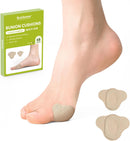 Bukihome Bunion Pads to Wear with Shoes - 48 Pcs Moleskin for Feet - Water-Resistant - Bunion Pain Relief Cushions for All-Day Comfort & Protection (Multi-Size) | Multi-Size (Pack of 48) | Beige — 1