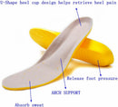 Shoe Insoles, Memory Foam Insoles, Providing Excellent Shock Absorption and Cushioning for Feet Relief, Comfortable Insoles for Men and Women for Everyday Use, L（US M: 9.5-12.5/W: 10.5-13.5） - Yellow — 3