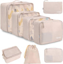 BAGAIL 8 Set Packing Cubes Luggage Packing Organizers for Travel…