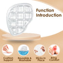 FCYIMI Ball of Foot Cushions Soft Gel Forefoot Inserts 4 Pairs 3