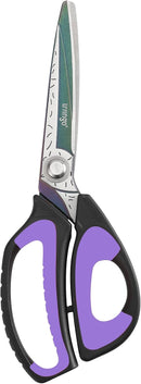 LIVINGO 10" Heavy Duty Multipurpose Shears for Shop & Garden (Black/Purple) | Purple & Black — 1