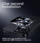 MAGIC JOHN 2 pack for iPhone 16 Pro Max/16 Pro Camera Lens Protector,Black photo 2