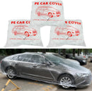 LuliKa 3 Packs Disposable Car Cover Clear Plastic Car Cover Universal — 1