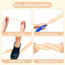 260 Nude Long Balloons for Balloon Garland Thickening Skinny Latex Twisting Animals Modeling Christmas Birthday Wedding Party Festival Decorations 100pcs — 4