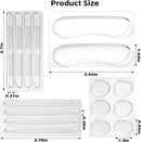 34 Pcs Silicone High Heel Cushion Inserts Pad, Anti Slip Strap Grip — 2