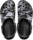 Crocs Unisex Adult Classic Clog - Seasonal Graphic – Black/Slate Grey — 4