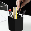 Ptaedex Acrylic Pen Holder Organizer, Black Pencil Holder for Desk, 2 Pack — 2
