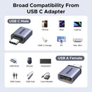UGREEN USB to USB C Adapter Combo 4-Pack, 10Gbps USB C Converter Space Gray photo 6