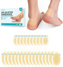 Hydrocolloid Gel Blister Bandages Pads - Promifun Waterproof Adhesive Blisters Bandages - Blister Pads for Heel, Foot, Toe, Feet - Gel Blister Chshions for Prevention & Recovery (26ct, Variety Pack) | 26 Count (Pack of 1) — 1