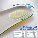 XINIFOOT 3 Pairs Elastic Shock Absorbing Shoe Insoles Breathable Honeycomb Sneaker Inserts Sports Shoe Insole Replacement Insoles for Men - Yellow — 5