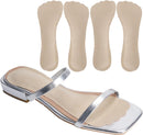 4 Count Pigskin Anti-Slip High Heel Inserts Women, Cushion Insoles for Dress Shoes, Adhesive Sandal Liners for Sweaty Feet Shock Absorb, Insoles for Flats Open Toe Shoes Invisible Barefoot Inserts, L — 1