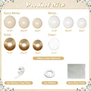 White and Gold Balloon Garland Arch Kit Sand White Balloons | White Gold — 6