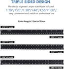 Engineer Scale Ruler, Imperial Measurements 12'' | Black-E — 2